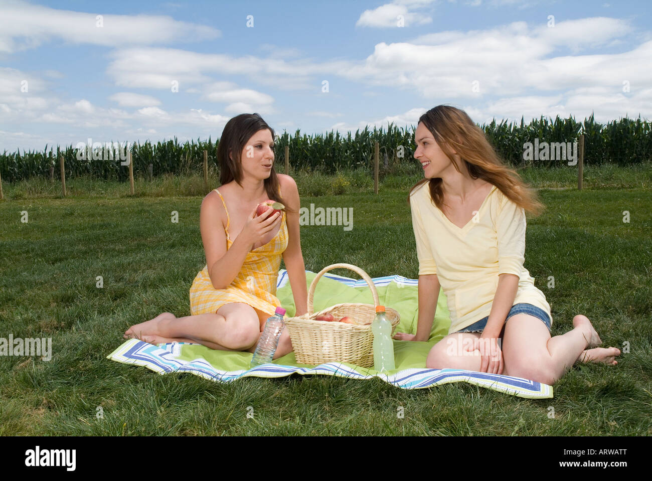 Women at picnic hi-res stock photography and images - Alamy