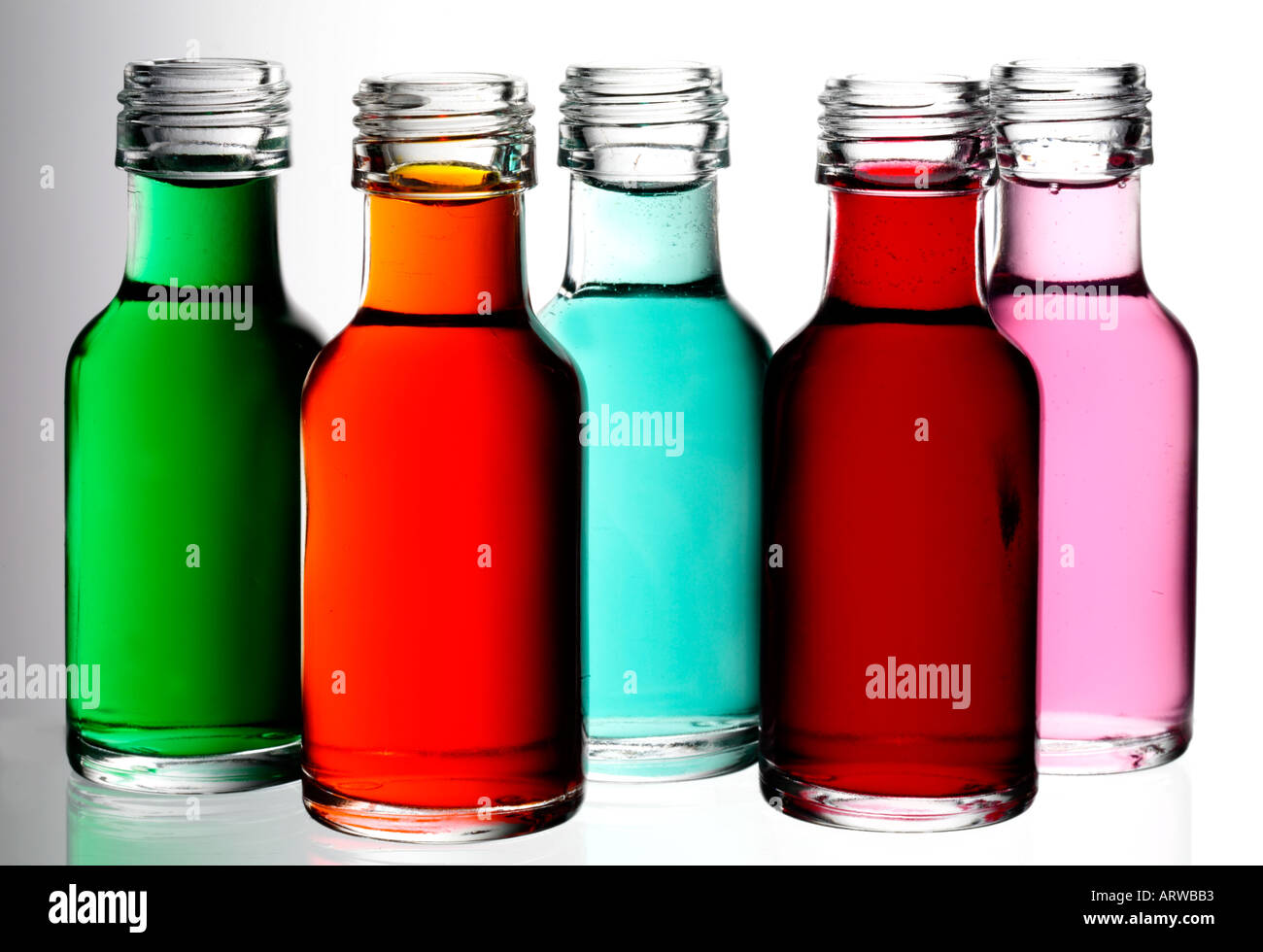 FOOD COLOURING Stock Photo
