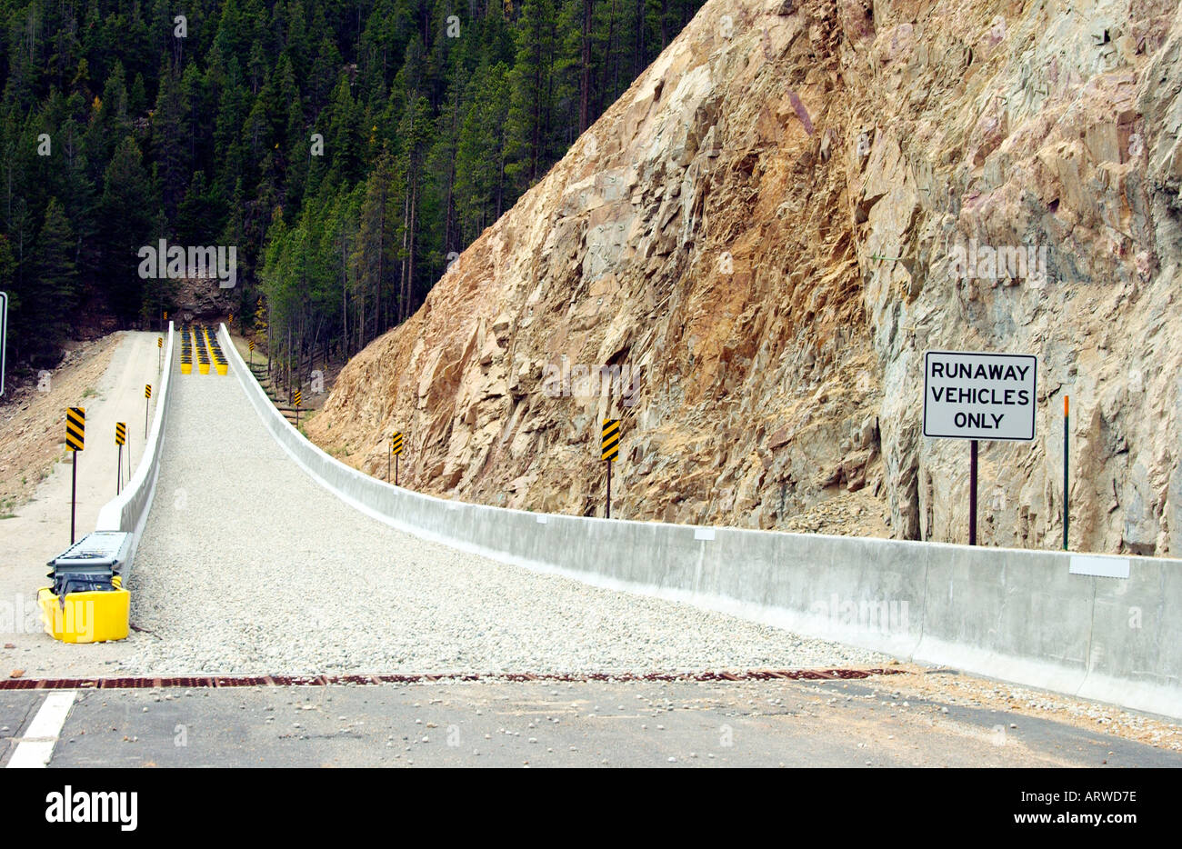 Runaway truck ramp hires stock photography and images Alamy