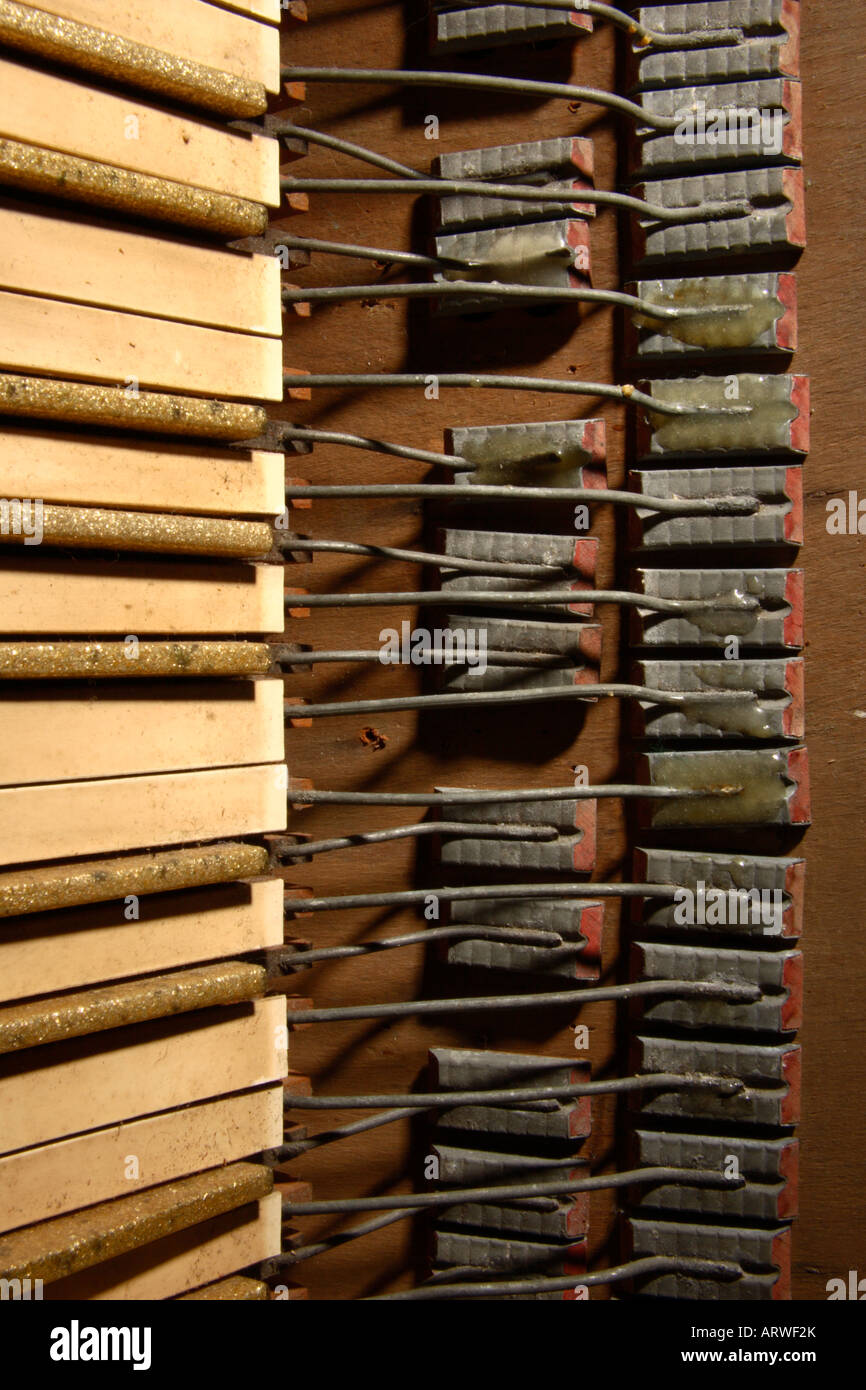 Accordion Keys and valves Stock Photo Alamy