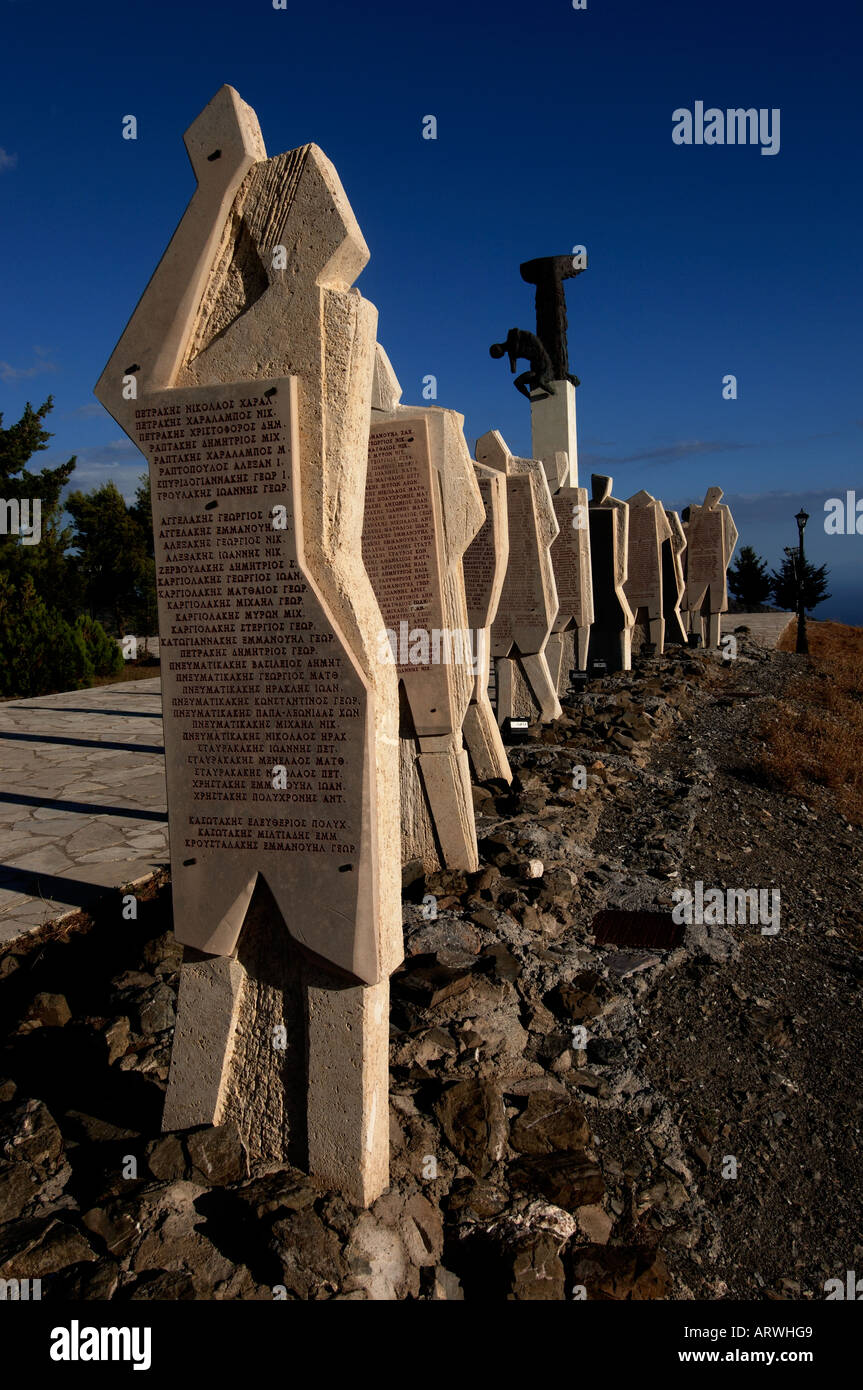 Crete monument Stock Photo - Alamy