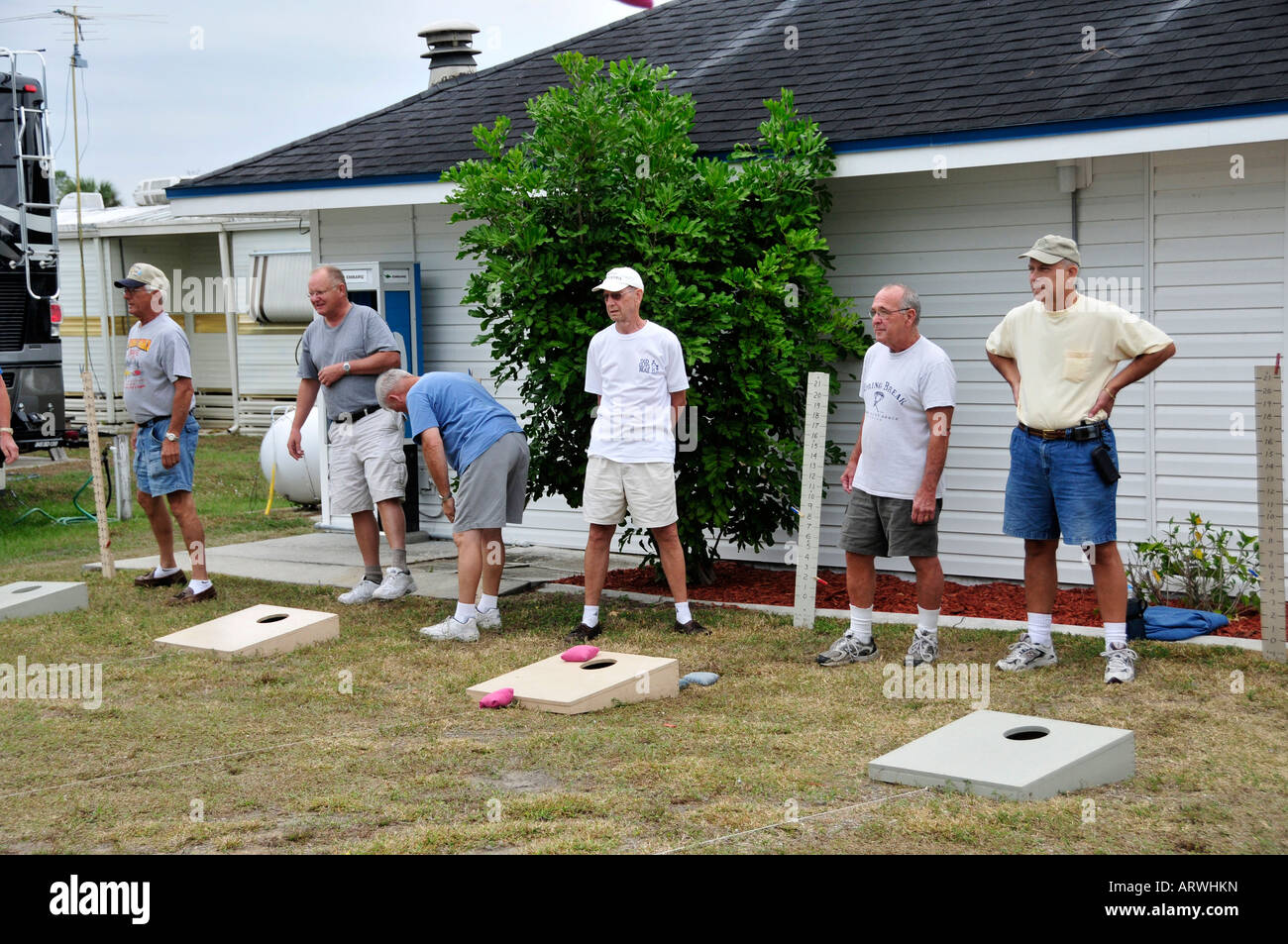 Bean Bag Toss High Resolution Stock Photography and Images Alamy
