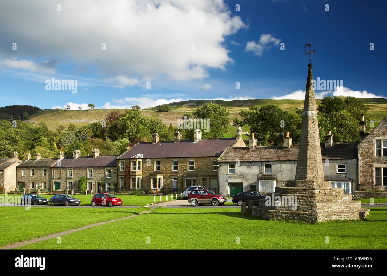 West burton village green hi-res stock photography and images - Alamy