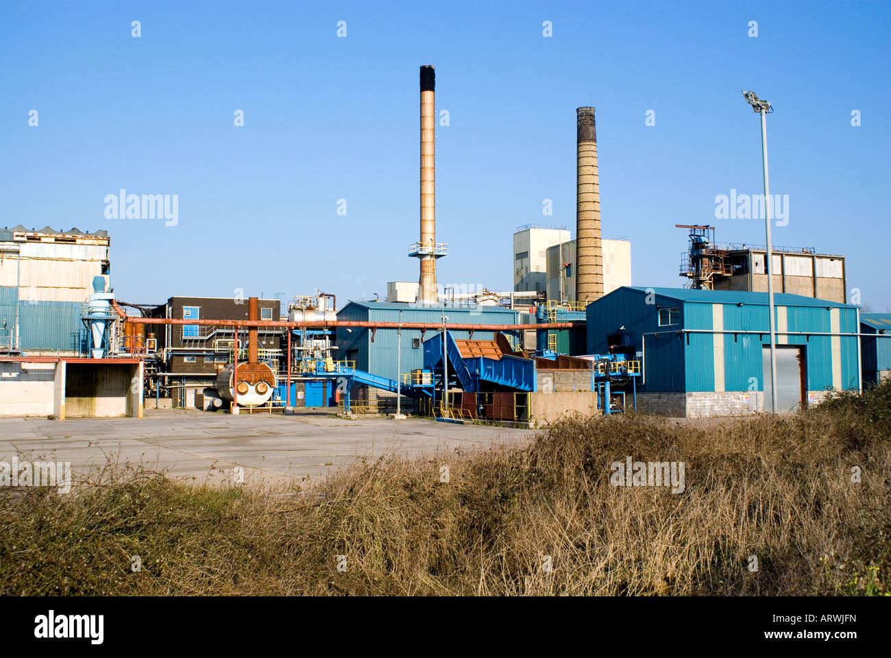 st regis papermill caldicot monmouthshire south wales Stock Photo Alamy