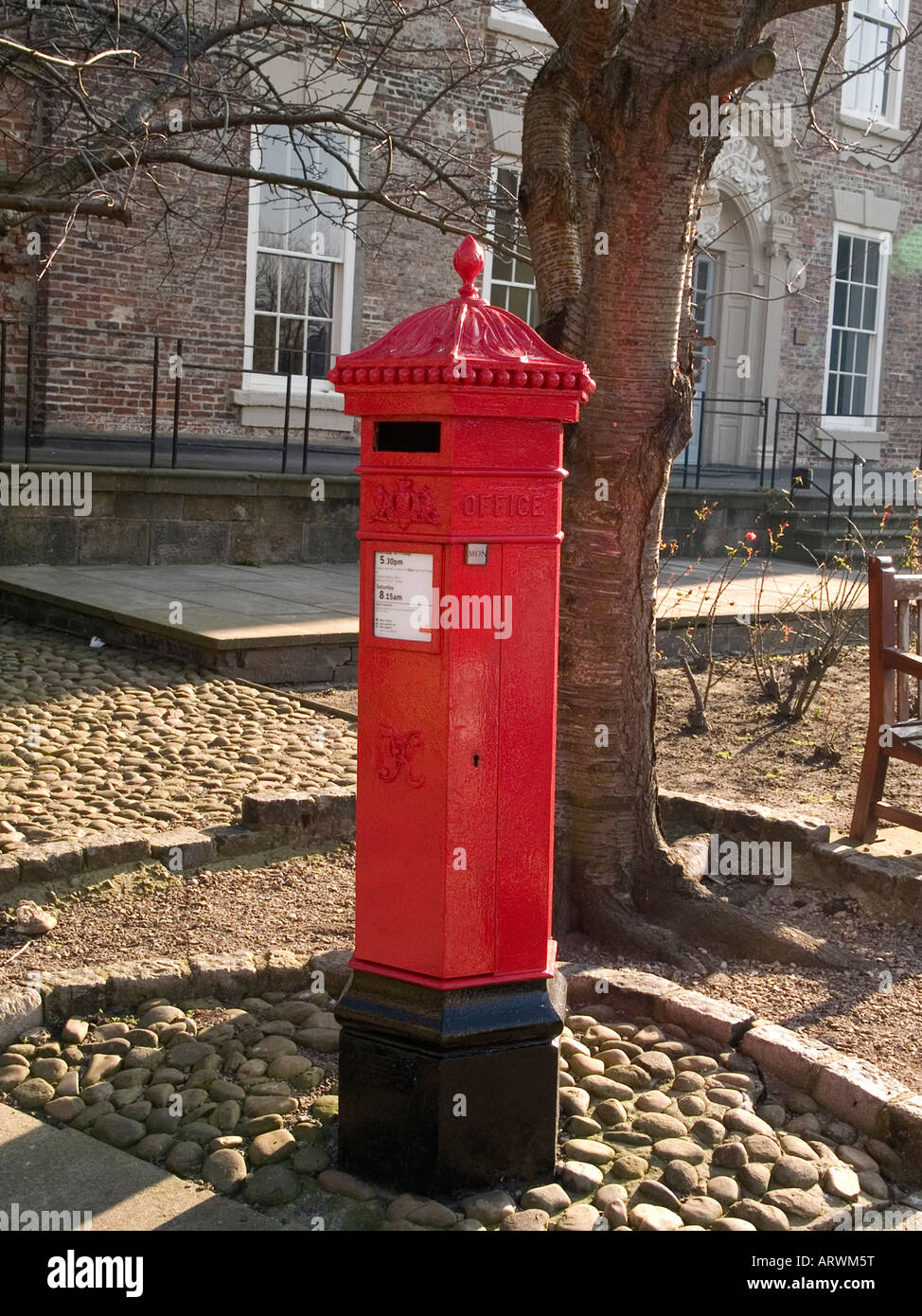 Post Box Collection Times Stock Photos & Post Box Collection Times