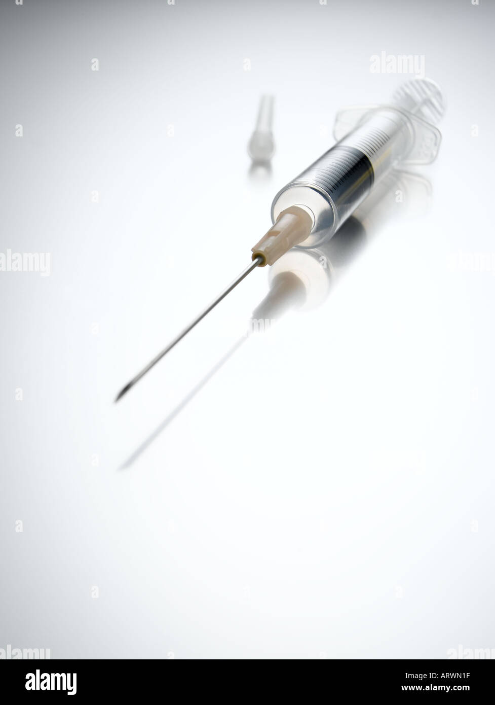 hypodermic syringe Stock Photo