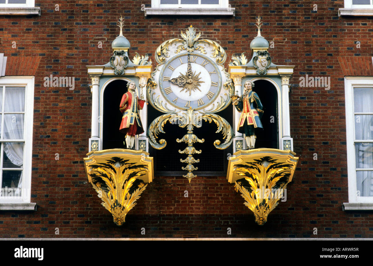 Fortnum and Mason Piccadilly London clock England UK famous shop west