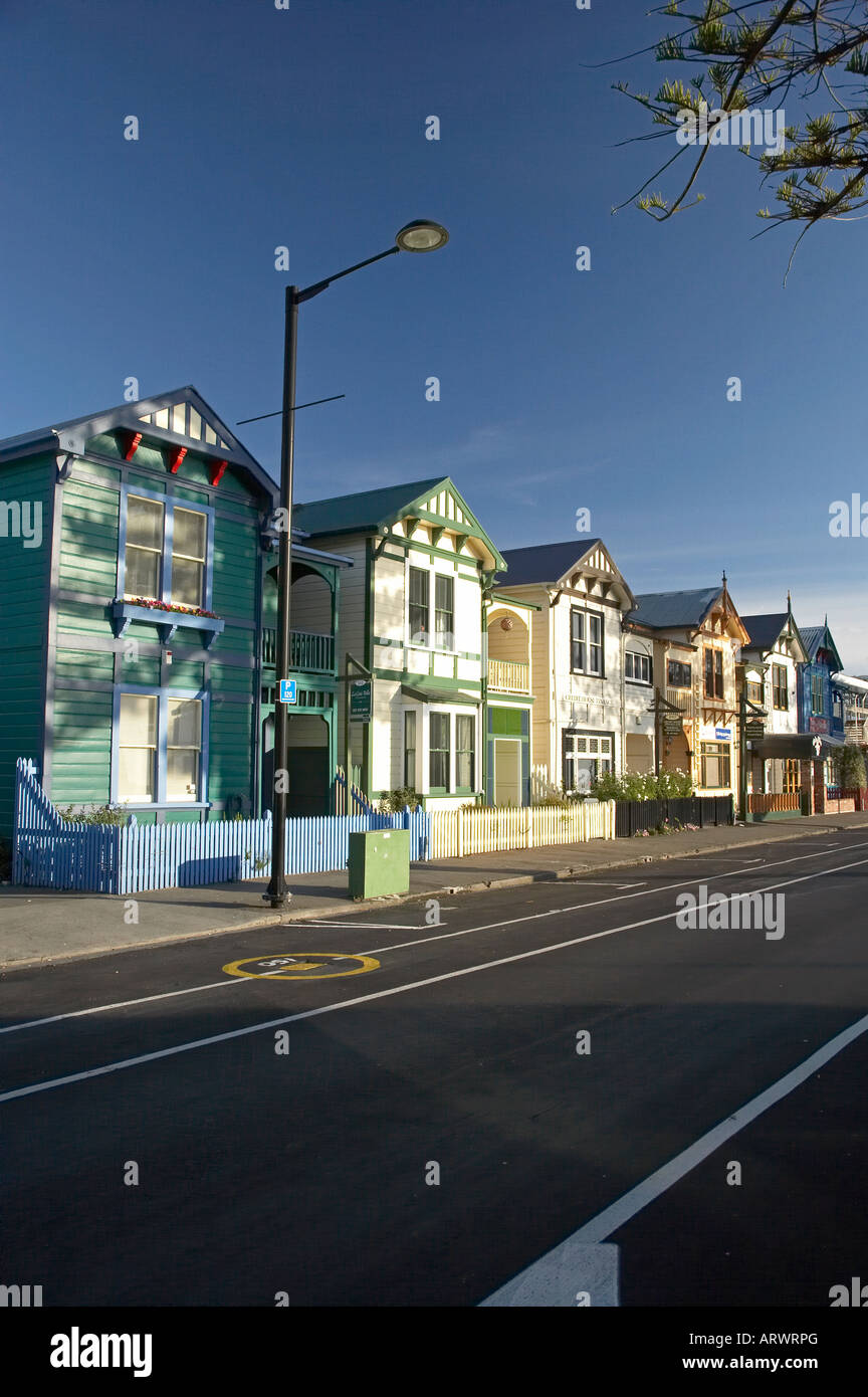 Houses Marine Parade Napier Hawkes Bay North Island New Zealand Stock