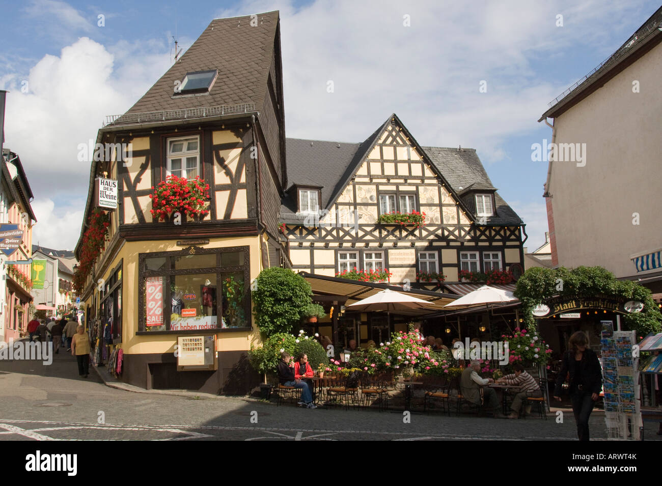 Rudesheim am Rhein Germany Stock Photo Alamy