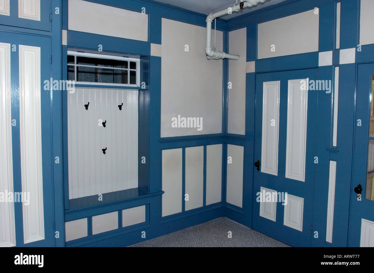 Séance room at Winchester mansion San Jose California USA Stock Photo