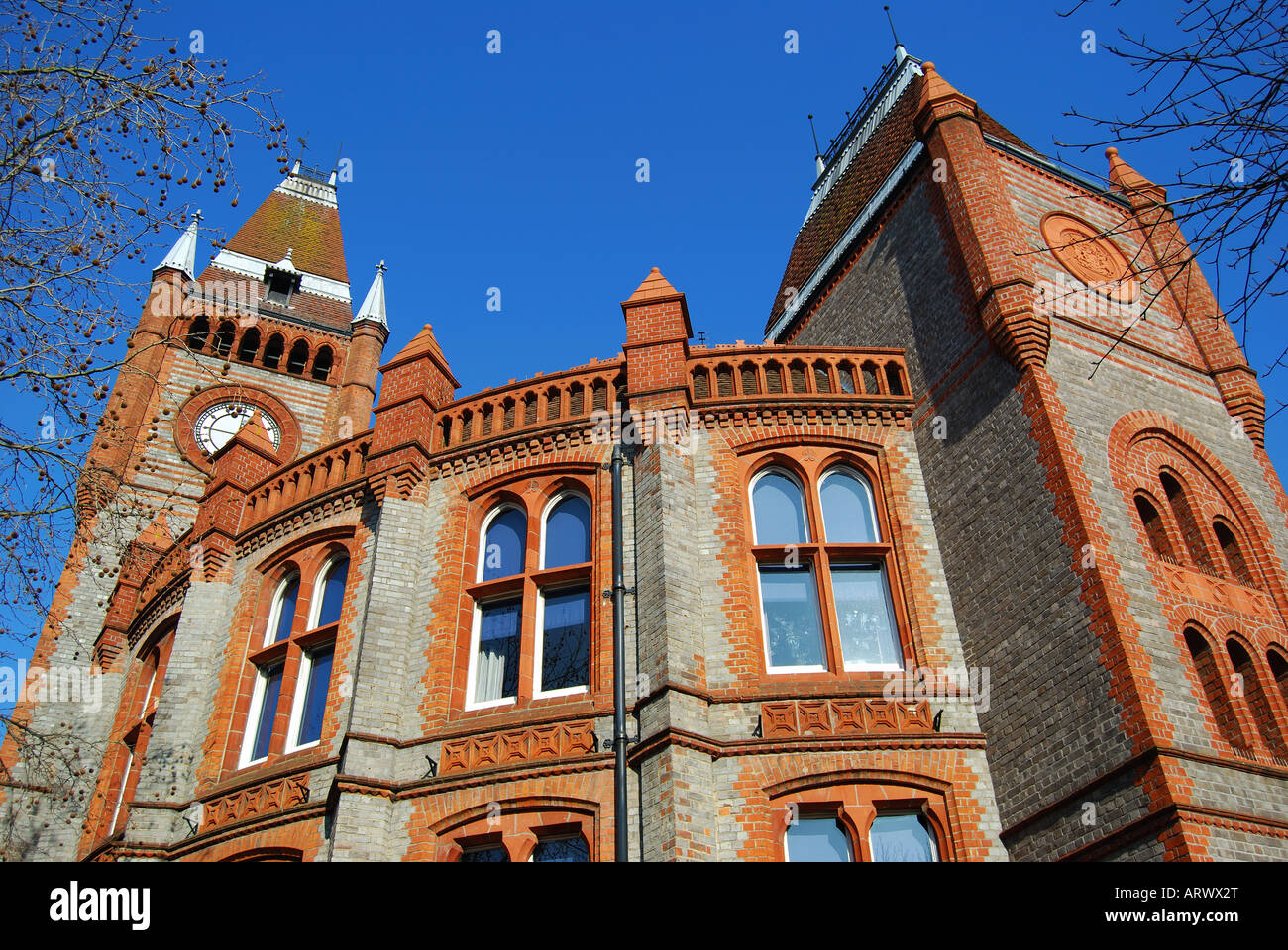 Reading Town Hall, Town Hall Square, Reading, Berkshire, England. United Kingdom Stock Photo