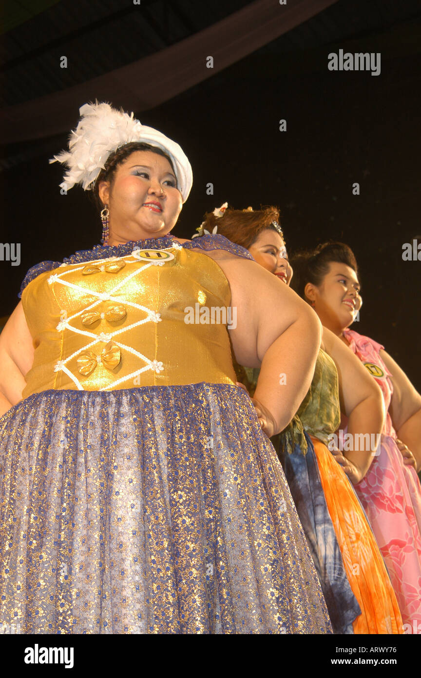 Jumbo Queen elephant fat girl beauty contest Nakhon Pathom