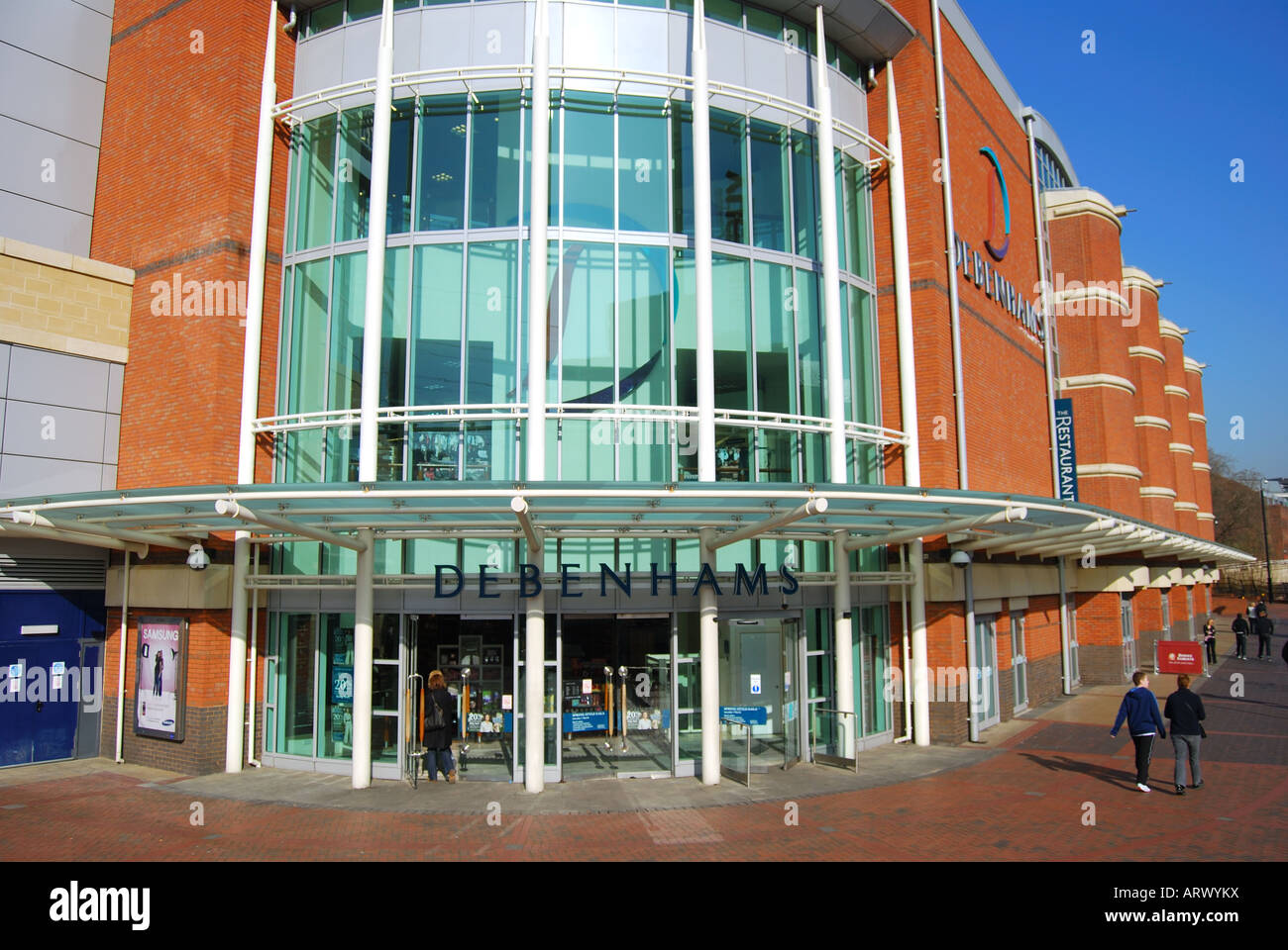 Debenham's Department Store, The Oracle Shopping Centre, Reading, Berkshire, England, United Kingdom. Stock Photo