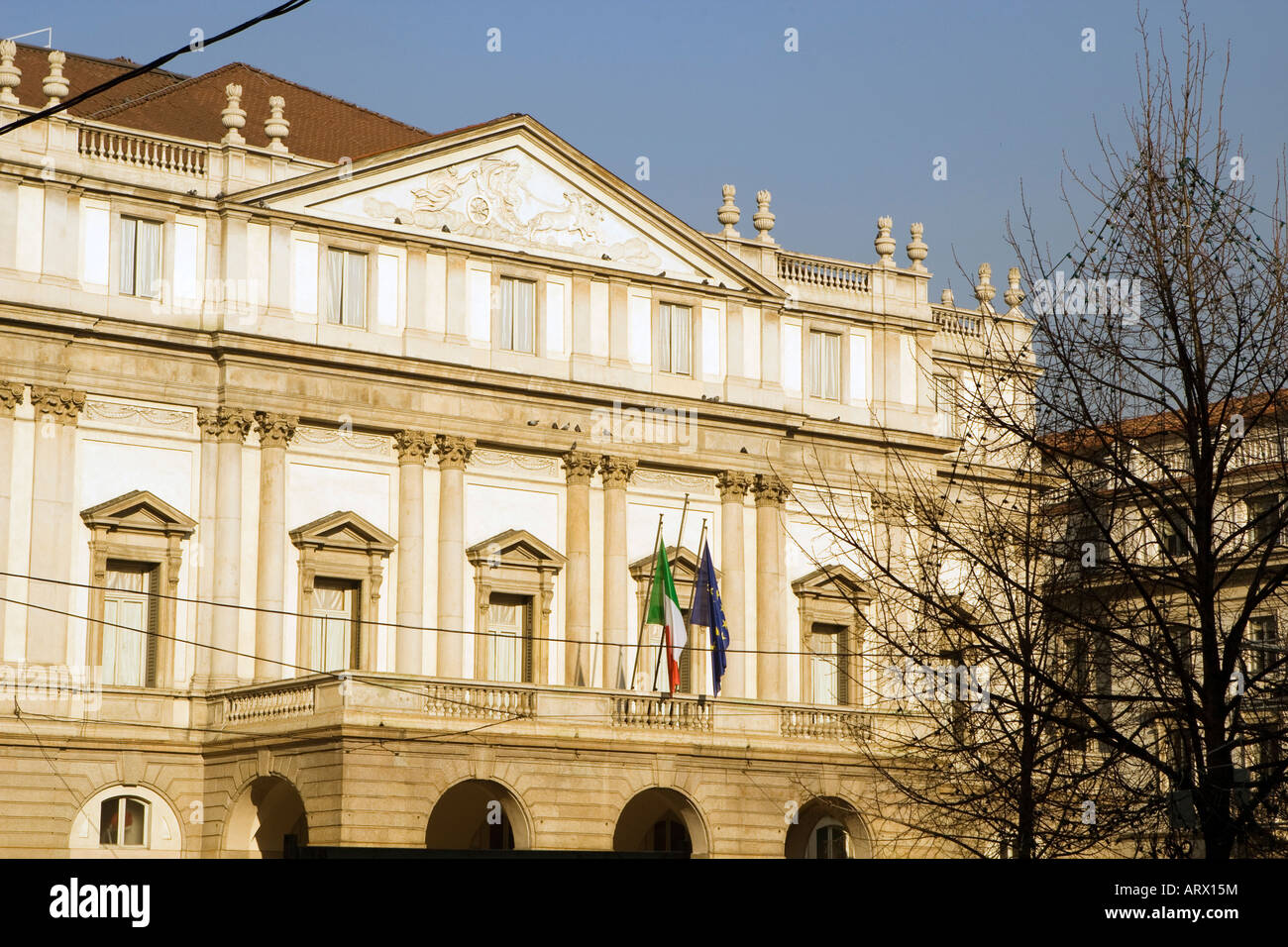 La Scalla Teatro alla Scala, Milan's Opera House, Milan Italy Italia December 6 2007 Stock Photo