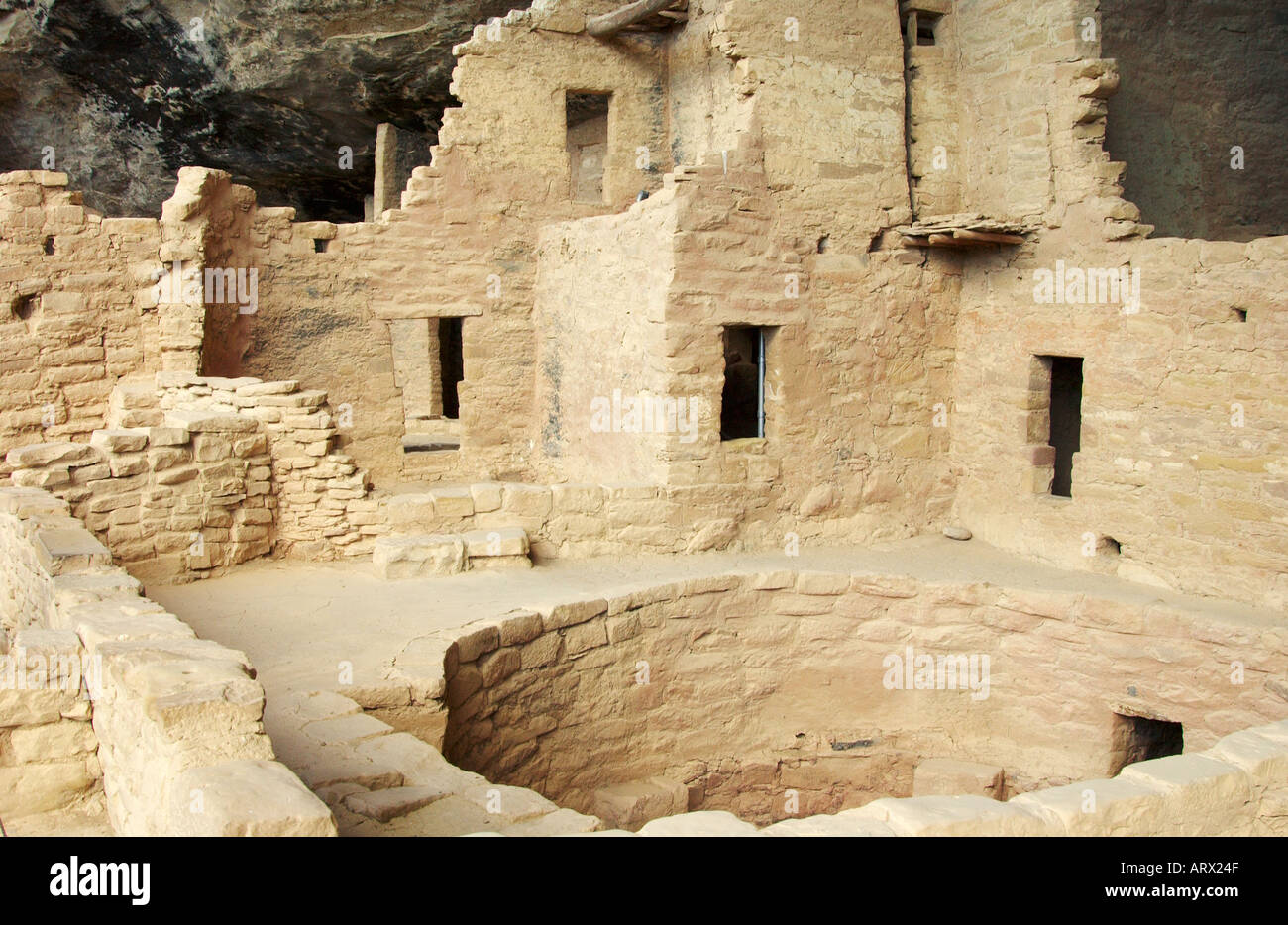 Spruce Tree House at Mesa Verde National Park Colorado USA Stock Photo ...