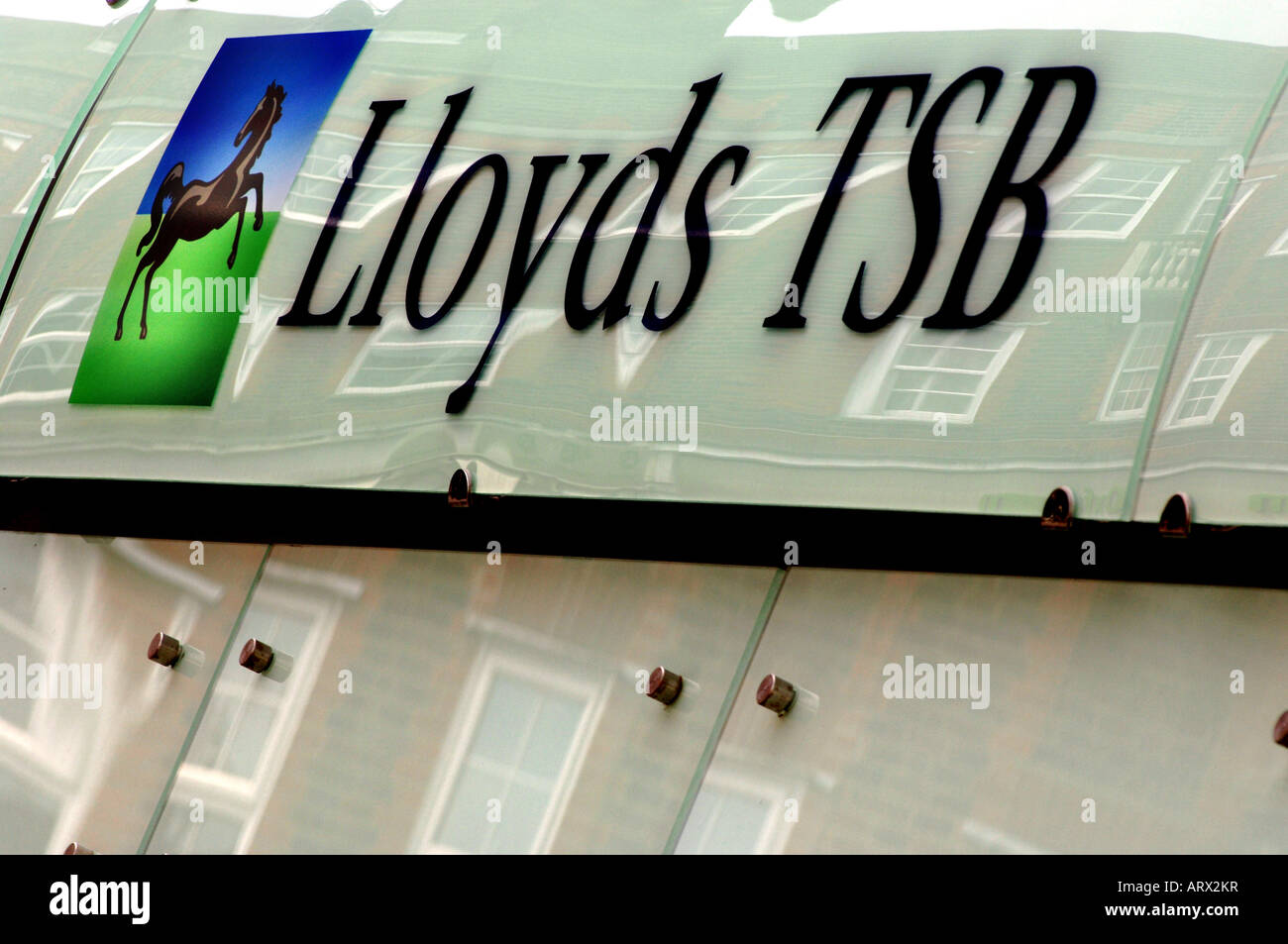 Lloyds TSB Bank sign UK Stock Photo