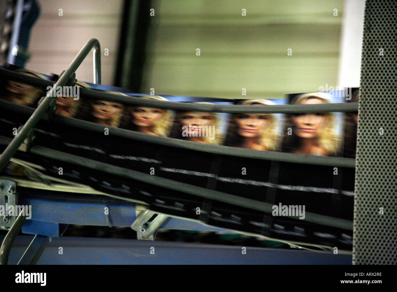 Magazines at printing works, England Stock Photo
