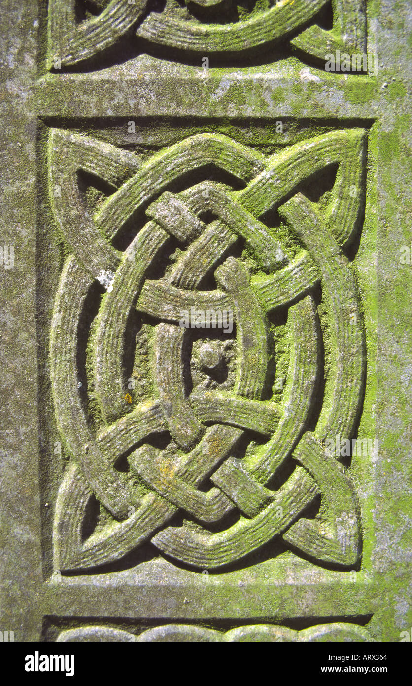 Stone Ornament Detail Ireland Stock Photo Alamy