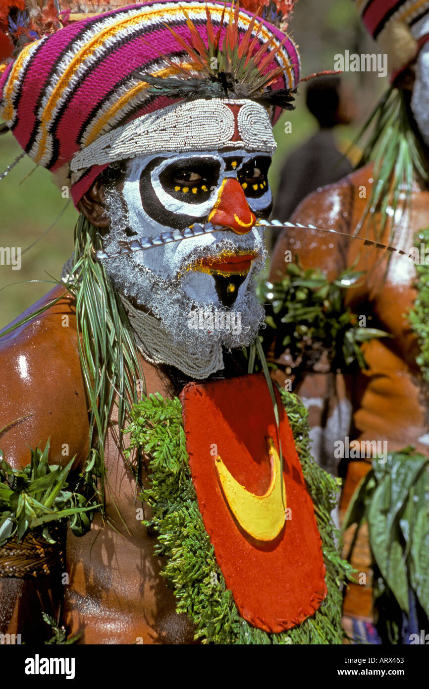 Papua New Guinea, Western Highlands Province, Mt. Hagen Cultural Show ...