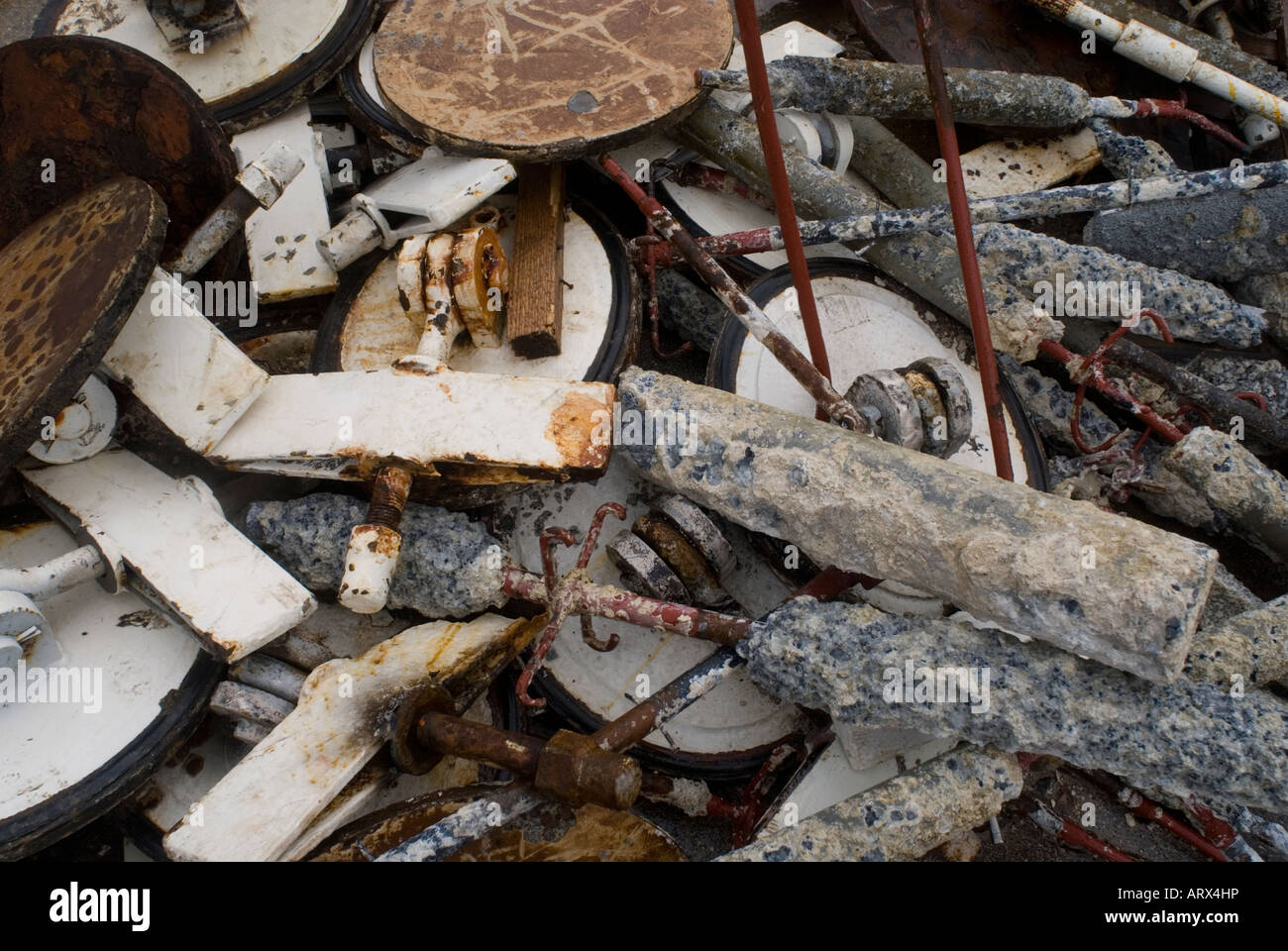 Rusted metal junk Stock Photo Alamy