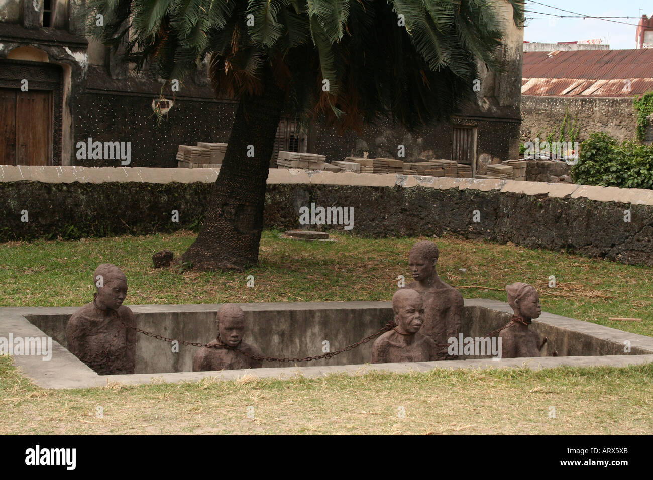 Slavery Monument Anglican Cathedral Stone Town Zanzibar Stock Photo - Alamy