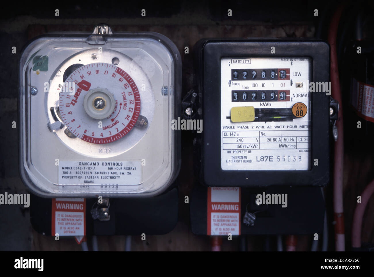 Reading Electricity Meter Uk High Resolution Stock Photography And Images Alamy