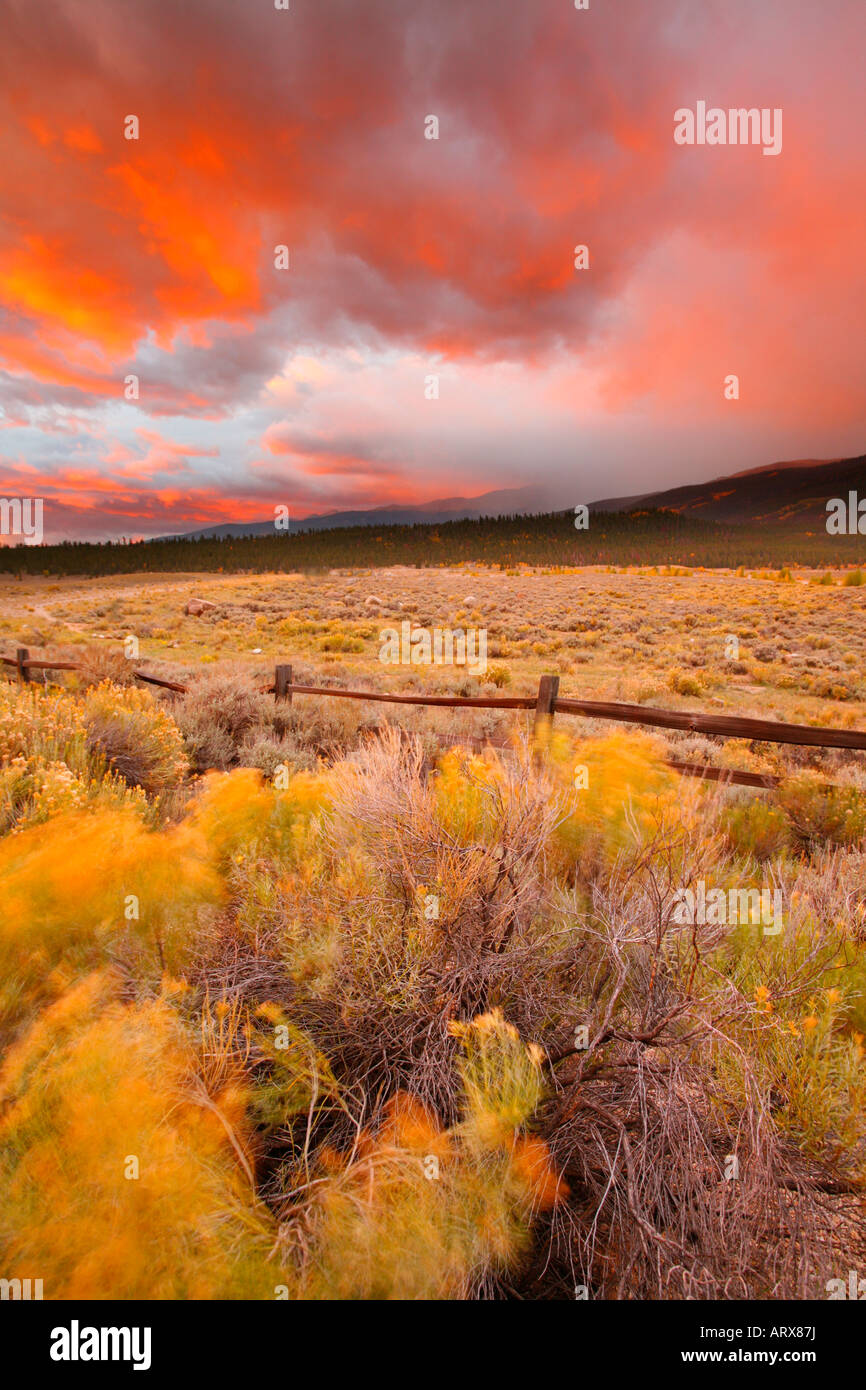 Sunrise, San Isabel National Forest, Colorado Stock Photo - Alamy