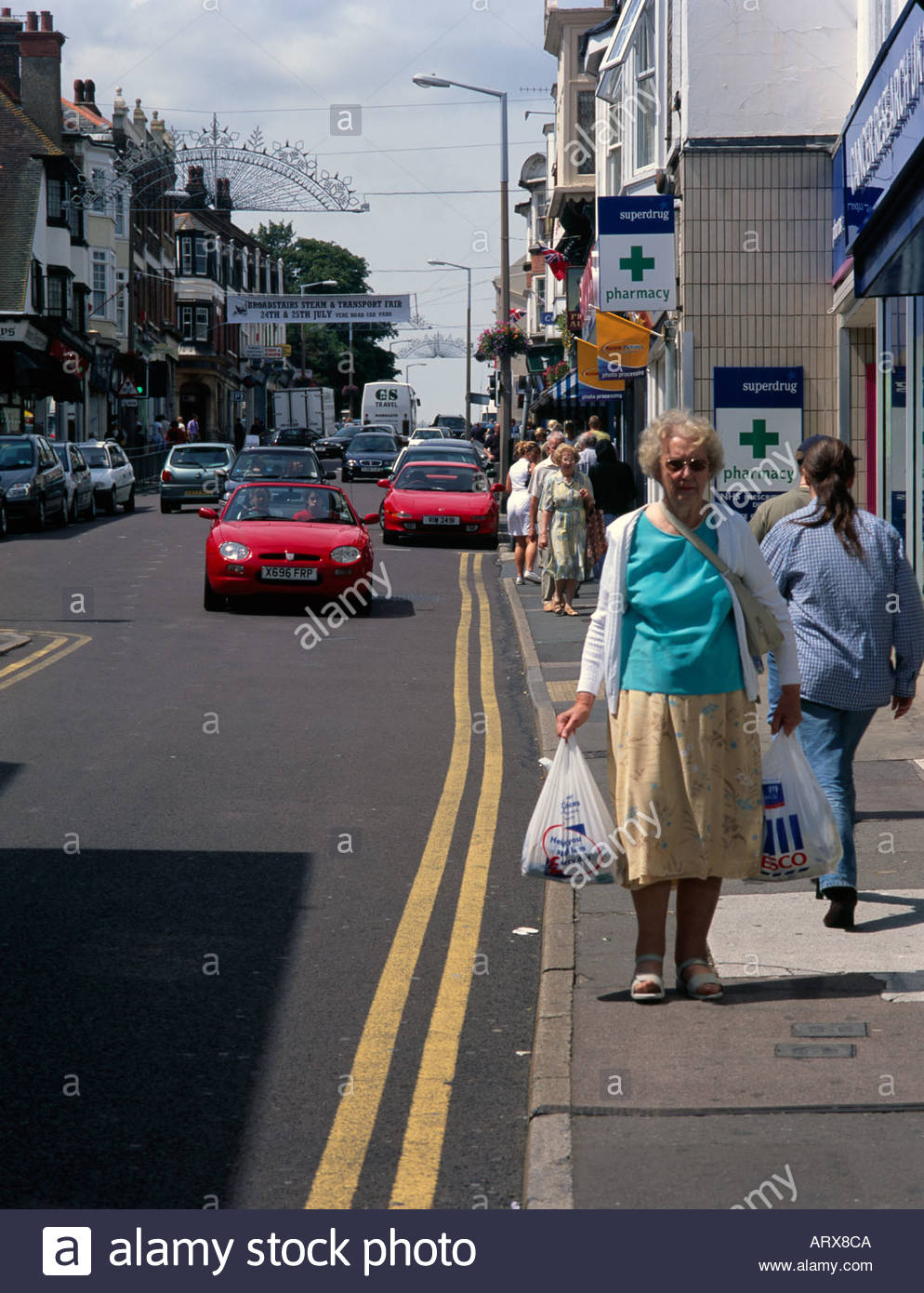 Broadstairs High Street Kent High Resolution Stock Photography and