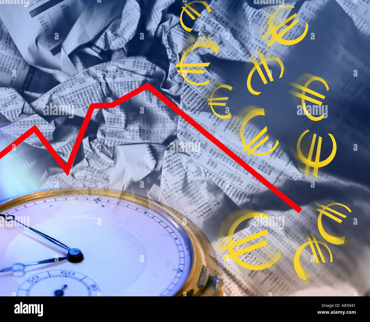 financial decrease concept stock photo - alamy Images... Financial crisis on pocket hi-res stock photography and images - Alamy
