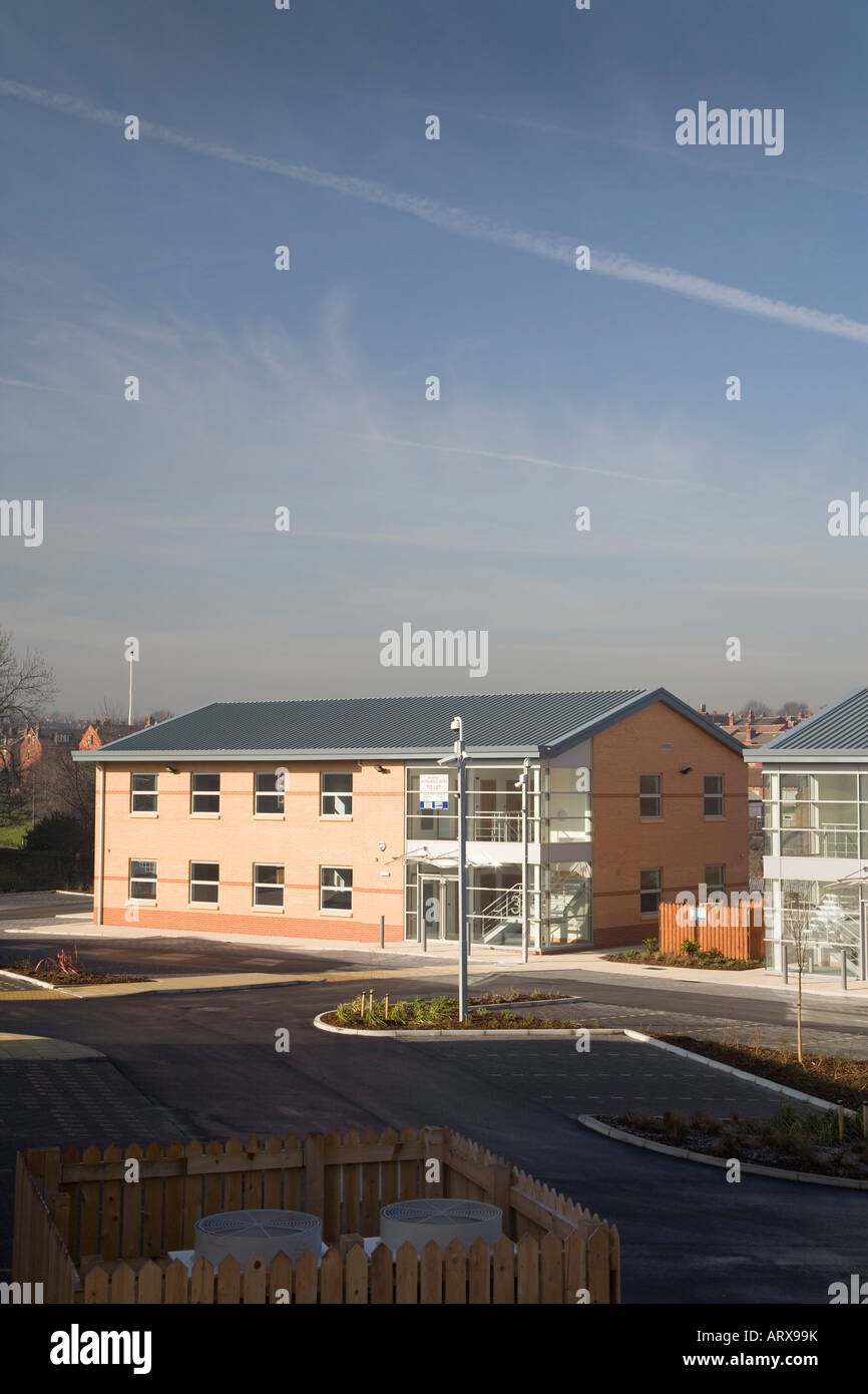 Exterior of Modern Business Park in Leeds Stock Photo Alamy