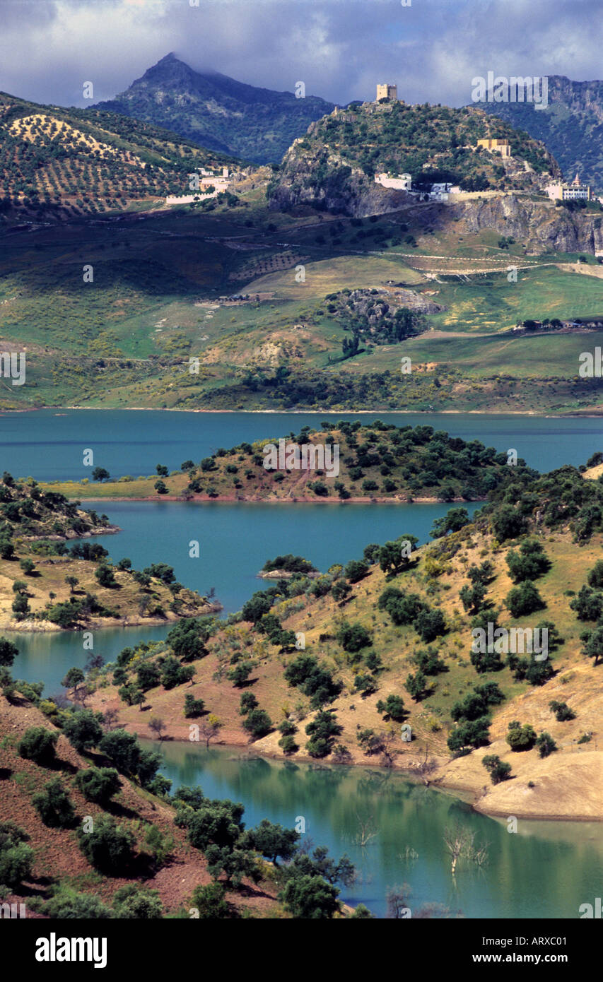 Village of Zahara de la Sierra Andalusia Stock Photo - Alamy