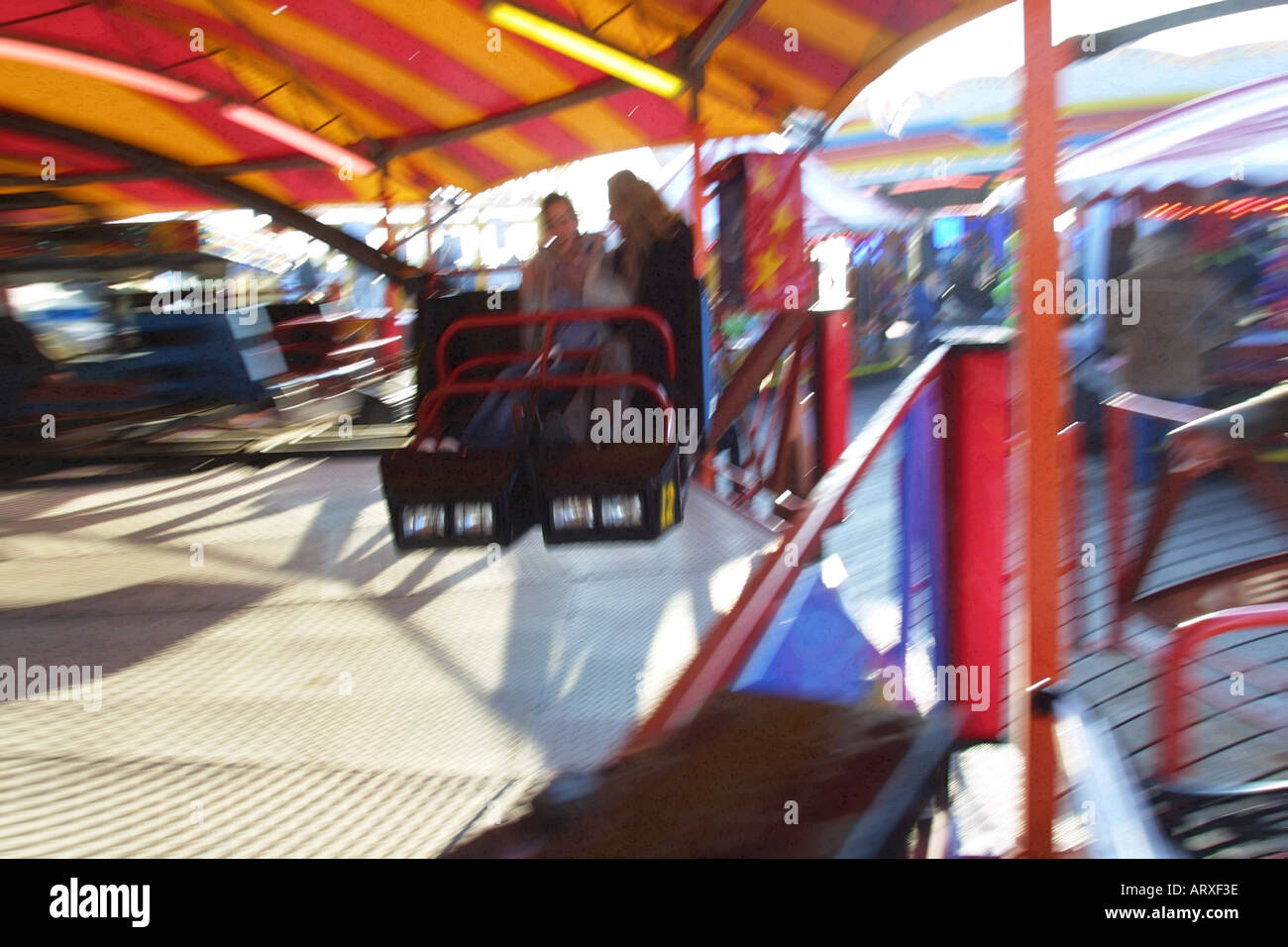 Whirly Fairground ride Stock Photo - Alamy