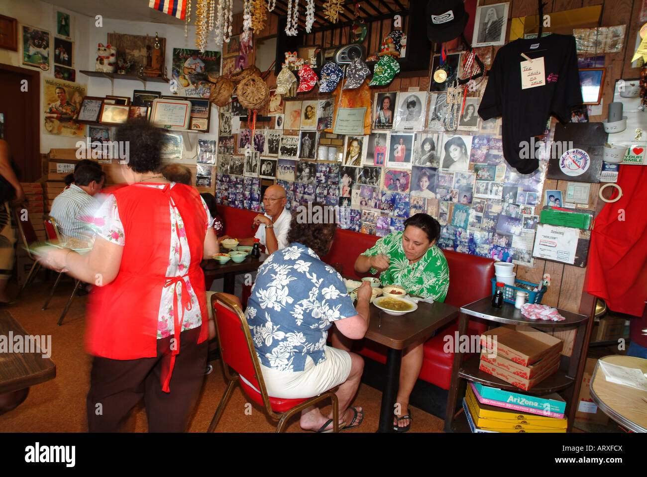 Small local style food at resturant at 'Ono Hawaiian Foods' in Kapalulu