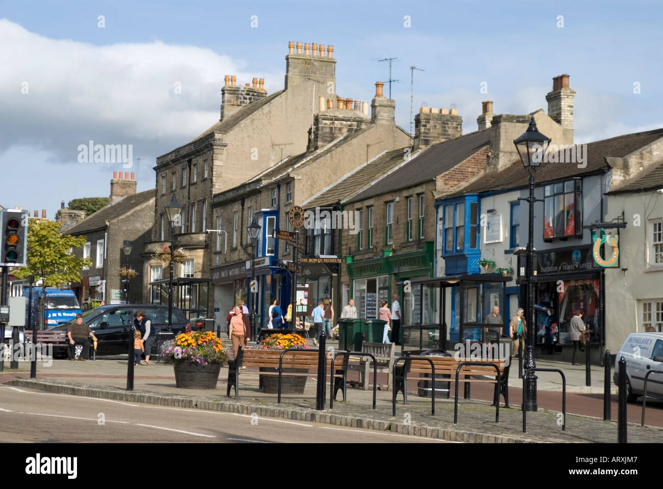 Barnard Castle County Durham UK Stock Photo Alamy