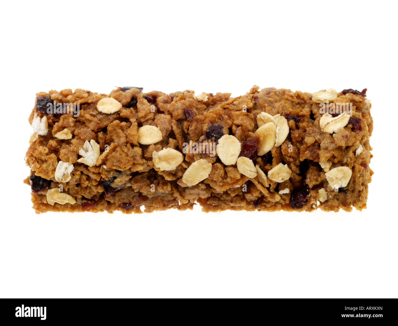Berry Oat Cereal Bar Stock Photo Alamy