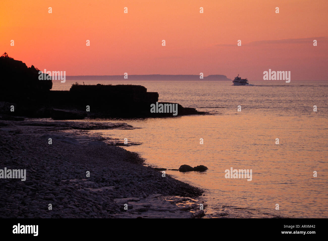Tobermory Lake Huron Ontario Canada 2002 Stock Photo Alamy