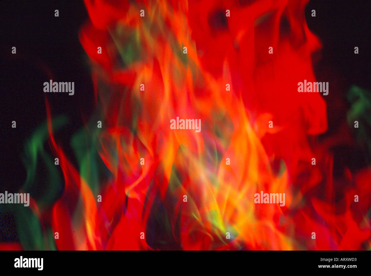 special effect multicolored flames fire Stock Photo Alamy