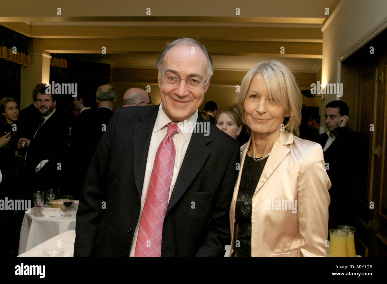 michael howard tory mp and leader with his wife 2004 Stock Photo
