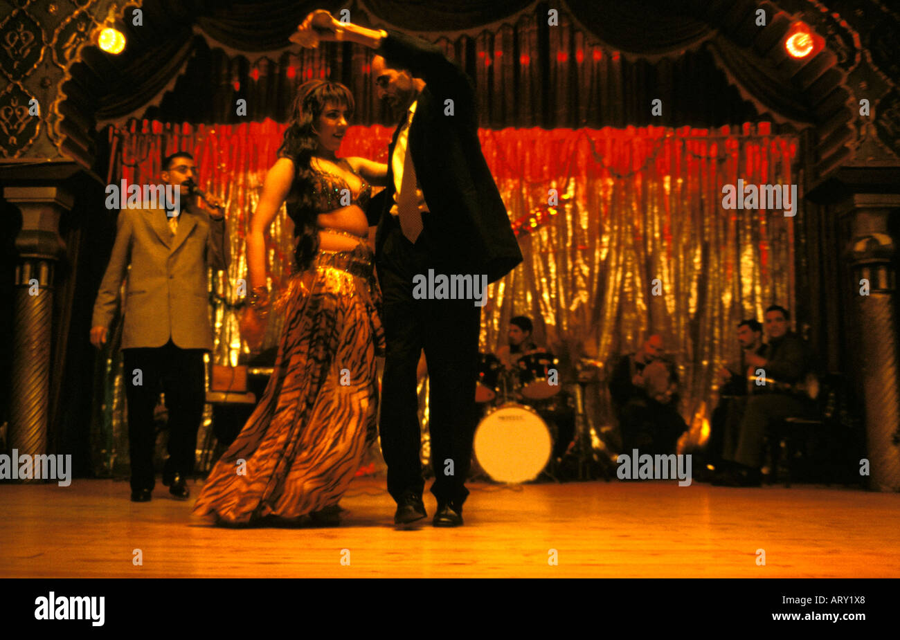 Cairo, Egypt belly dancer in a night club Stock Photo - Alamy