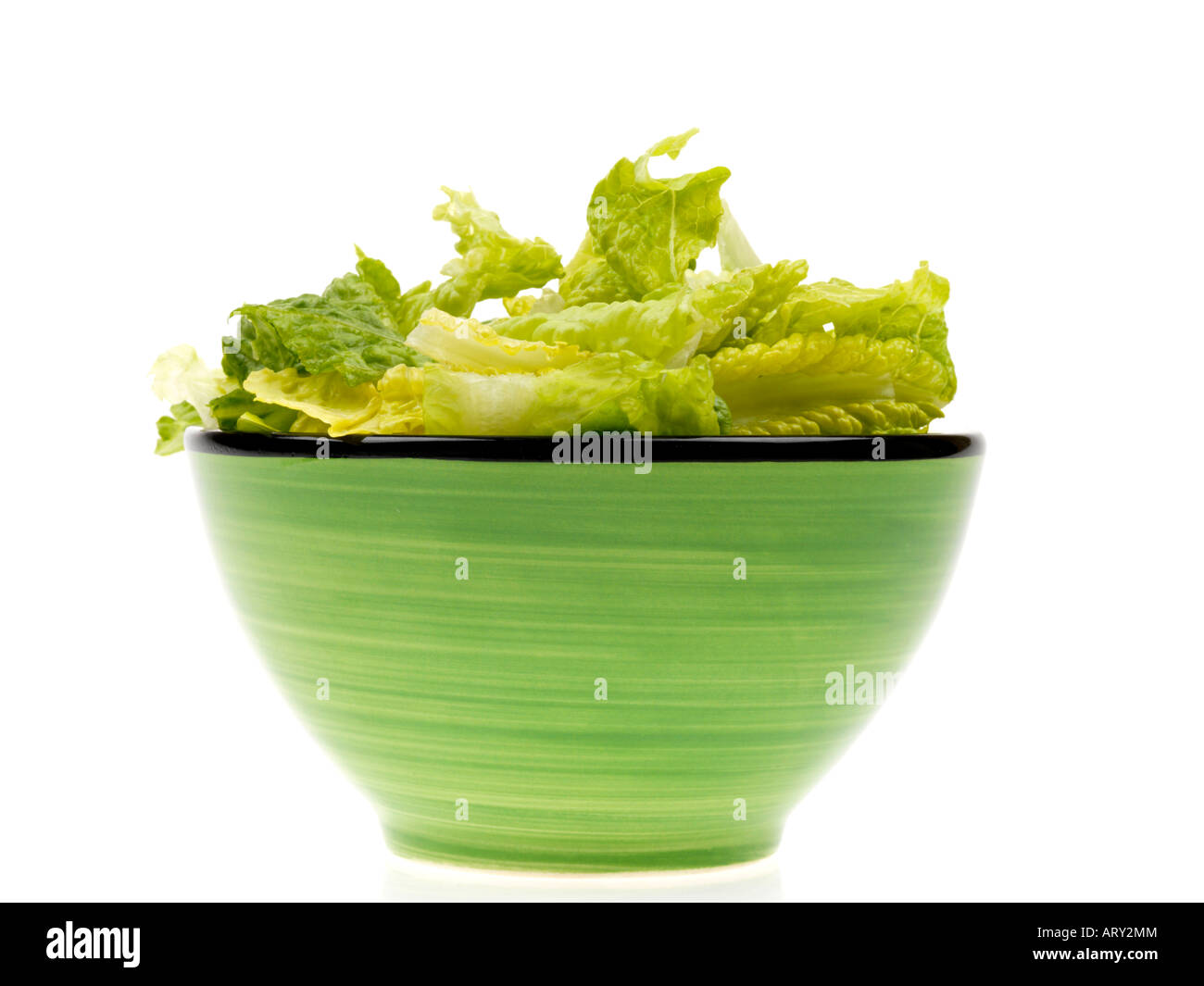Iceberg Lettuce Leaves Stock Photo Alamy
