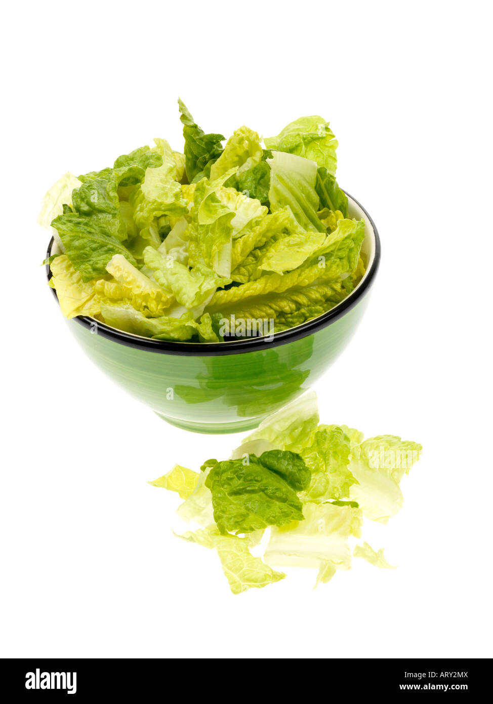 Iceberg Lettuce Leaves Stock Photo Alamy