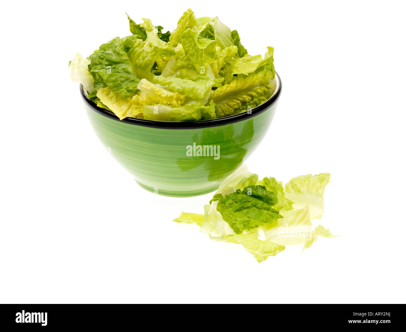 Iceberg Lettuce Leaves Stock Photo Alamy