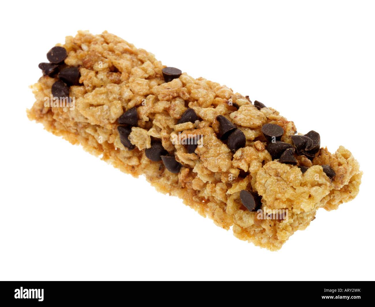 Chocolate Chip Cereal Bars Stock Photo Alamy