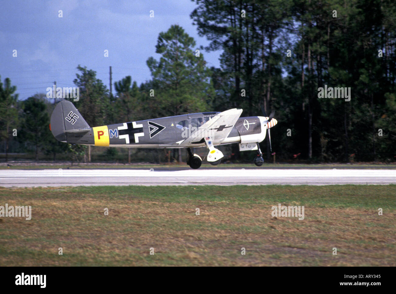 German World War II air craft plane on display at War Bird Museum Kissimmee Florida Stock Photo