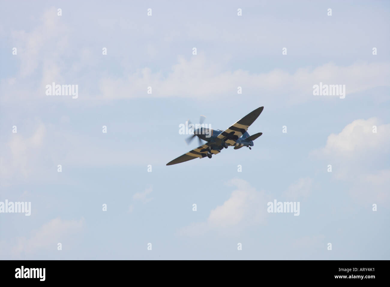 Spitfire PR Mk XIX flying Stock Photo