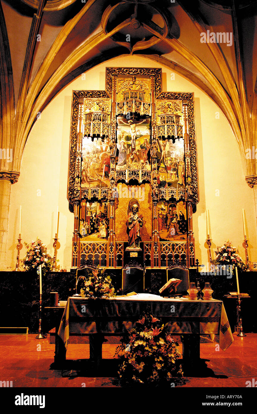 Spain Cordoba church at Espejo  Stock Photo