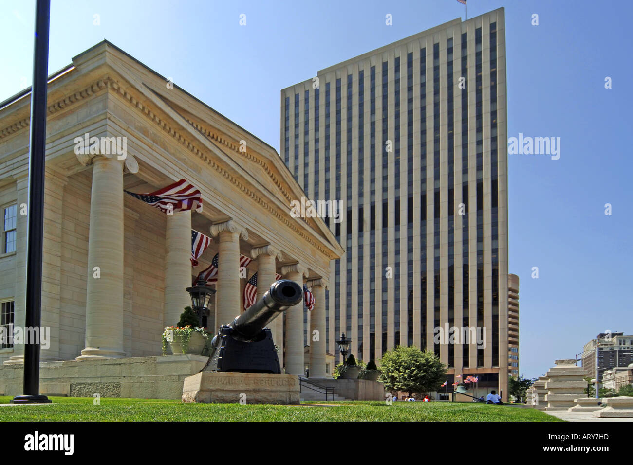 The Historic old Montgomery County Courthouse in Dayton, Ohio Stock Photo