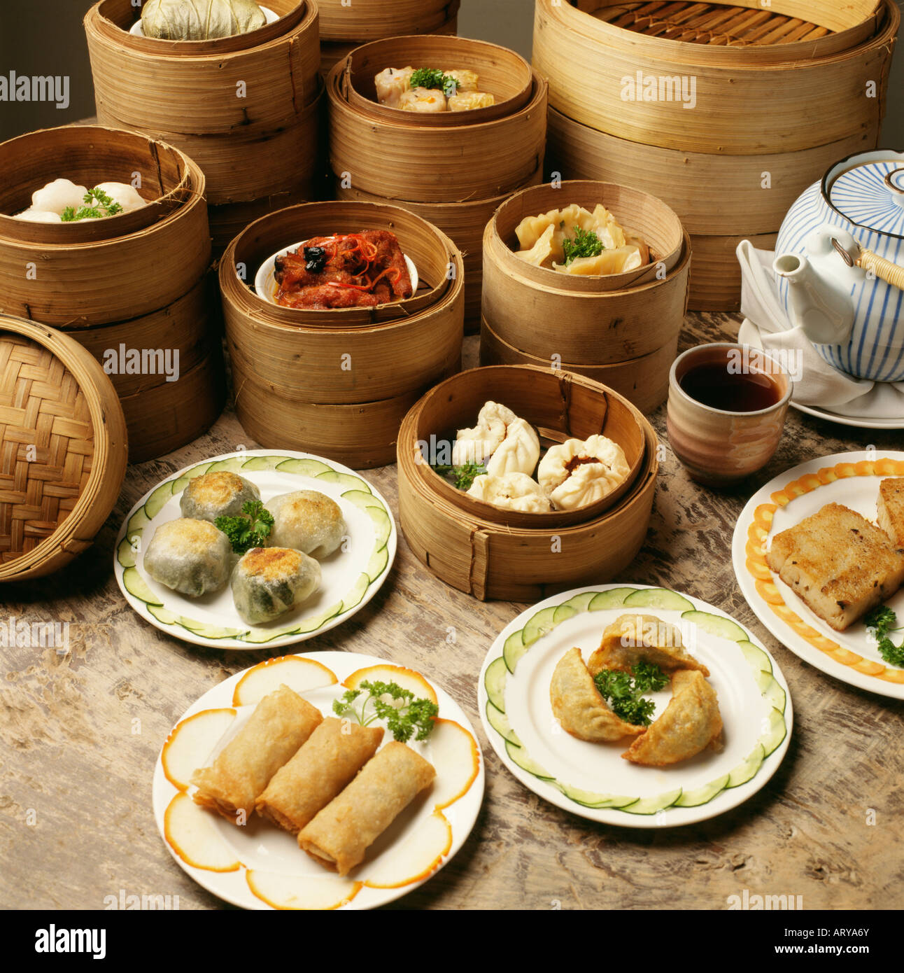 dim-sum-selection-stock-photo-alamy