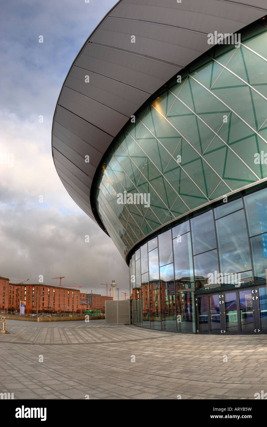 The Liverpool Echo arena on Kings waterfront in Liverpool. Stock Photo