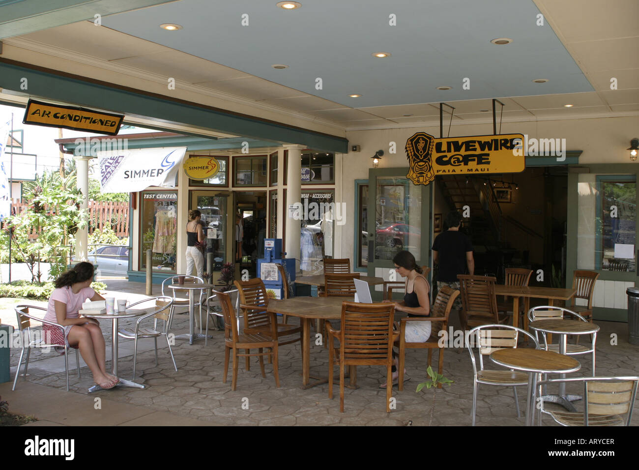 Paia, a quaint town along the coastal Hana highway invites visitors to